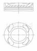 MAHLE ORIGINAL 607 83 00 Piston